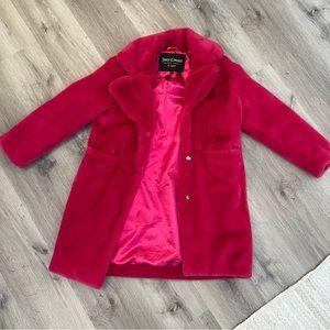 Juicy Couture faux fur coat